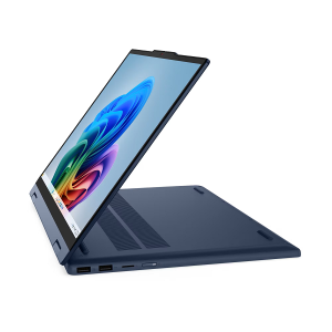Лаптоп LENOVO IdeaPad 5 2-in-1 15AHP11 (83UN001PBM), 15.3" WUXGA (1920x1200) IPS Touch, AMD Ryzen™ 7 250 (3.3GHz up to 5.1GHz, 8 ядра), 16GB DDR5, 512GB SSD M.2, Digital Pen, Windows 11 Home, Cosmic Blue