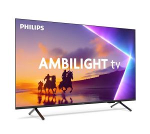 Телевизор 55" PHILIPS 55PUS8510/12, 4K Ultra HD QLED Ambilight TV, SmartTV, Titan OS, 60Hz, WiFi, Black