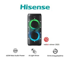 Аудио система HISENSE Party Thunder HP500, 620W, BT, 18h play, Black