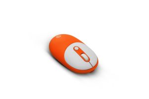 Комплект PackardBell The Dot Combo, PBA 600, BT Keyboard and mouse, Ergonomic Slim Design, Quiet Keys, US layout, Orange