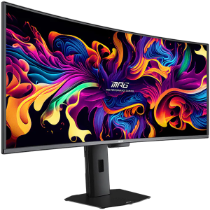 MSI MPG 341CQR QD-OLED X36 Gaming Monitor, 34" 360Hz, UWQHD (3440x1440) 21:9, Tandem QD-OLED, 1800R, 0.03ms, 300nits, 1500000:1, 178/178, G-SYNC Compatible, AMD FreeSync Premium Pro, DisplayHDR True Black 500, Adj. Stand, 1xDP, 2xHDMI, 1xType-C, 3Y