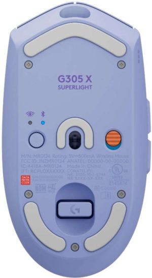 Мишка Logitech G305 X  Mouse, Superlight, LILAC-2.4GHZ-N/A-EER2-933-#933