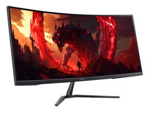 Монитор ACER Nitro ED340CURW0bmiipx (UM.CE0EE.015), 34'' VA Curved 1500R, UWQHD (3440x1440) 240Hz, 21:9, 1ms, 3000:1, 250cd/m2, AMD FreeSync™ Premium, Speaker 2x2W, 2x HDMI, DP, Black