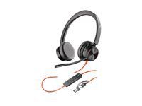HP Poly Blackwire 8225 Stereo USB-C Headset +USB-C/A Adapter SmartBuy