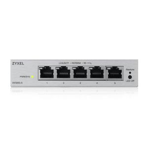 Комутатор ZyXEL GS1200-5 v3, 5 Port Gigabit webmanaged Desktop Switch