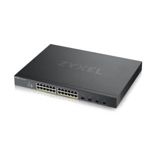 Комутатор ZyXEL XGS1935-28HP, 28 Port Lite-L3 Smart Managed PoE Switch, 24x Gigabit PoE and 4x 10G SFP+, hybrid mode, standalone or NebulaFlex Cloud, 375 Watt PoE