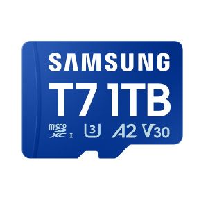 MicroSD памет 1TB SAMSUNG T7, microSDXC, Class 10 UHS-I U3 V30 A2, up to 170MB/s 