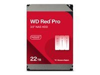 WD Red Pro NAS 22TB SATA 6Gb/s HDD 3.5inch internal 7200Rpm 512MB Cache 24x7 Bulk