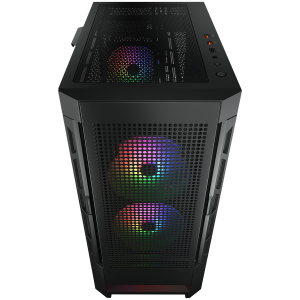 COUGAR AIRFACE RGB PC Case, Mid Tower, Black