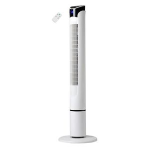 Вентилатор кула Elite ETTF-0332, 45W, 100 см, Таймер, 3 скорости, LED дисплей, Дистанционно, Бял