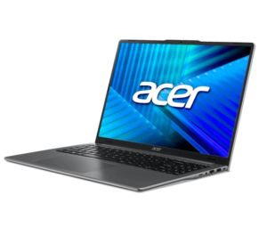 Лаптоп Acer Extensa 16 EXO16-51-55WJ, Intel Core Ultra 5 115U (up to 4.2GHz, 10MB), 16" WUXGA (1920x1200) IPS, 16GB LPDDR5 (on board), SSD 512GB PCIe, Intel Graphics, TPM 2.0, Wi?Fi 6, BT 5.1, FHD cam, No OS, Lunar Grey + Acer Notebook Starter Kit 16"