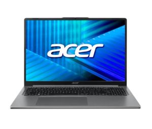 Лаптоп Acer Extensa 16 EXO16-51-55WJ, Intel Core Ultra 5 115U (up to 4.2GHz, 10MB), 16" WUXGA (1920x1200) IPS, 16GB LPDDR5 (on board), SSD 512GB PCIe, Intel Graphics, TPM 2.0, Wi?Fi 6, BT 5.1, FHD cam, No OS, Lunar Grey + Acer Notebook Starter Kit 16"