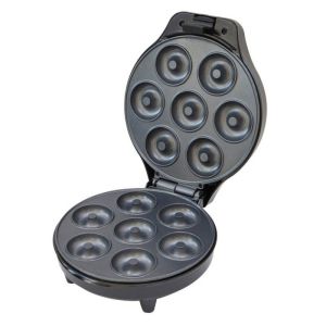 Уред за понички Oliver Voltz OV51442GC, 1200W, За 7 бр, Незалепващи плочи, Светлинен индикатор, Черен