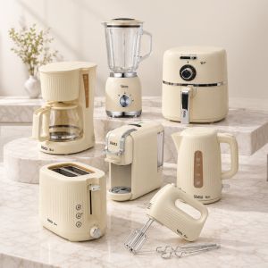Ръчен пасатор Oliver Voltz Nice OV51112PR, 600W, 2 скорости, Пасиращ накрайник от стомана, Кремав