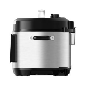 Мултикукър под налягане Oliver Voltz OV51985L6, 1000W, 6L, 90 kPa, 3 степени, LED дисплей, Инокс