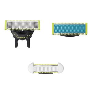 Резервни ножчета PHILIPS QP936/50 OneBlade Shaving heads Combo Pack, 360 + антифрикционно ножче + 1x SkinProtect