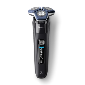 Електрическа самобръсначка PHILIPS S7886/55 Shaver series 7000, За сухо и мокро бръснене, Ножчета SteelPrecision, Nano SkinGlide покритие, Огъващи се в 360 посоки глави, До 60 минути бръснене с едно зареждане, Калъф за съхранение