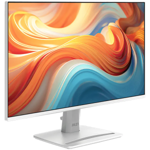 MSI PRO MP243W E14 Professional Business Monitor, 23.8" 144Hz, FHD (1920x1080) 16:9, IPS Anti-glare, 1ms, 300nits, 1500:1, 178/178, Adaptive-Sync, HDR Ready, Tilt, Speakers, 1x DP, 1x HDMI, 1x Headphone out, White, 3Y Warranty