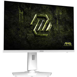 MSI MAG 274QRFW X32 Gaming Monitor, 27" 320Hz, WQHD (2560x1440) 16:9, Rapid IPS Anti-glare, 0.5ms, 300nits, 1000:1, 178/178, G-SYNC Compatible, AMD FreeSync Premium, DisplayHDR 400, Adj. Stand, 1x DP, 2x HDMI, 1x Headphone out, White, 3Y