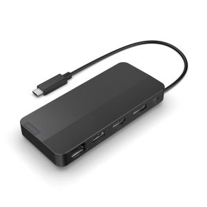 Докинг станция Lenovo Value Bundle USB-C Dual Display Travel Dock+ThinkPad Essential 15.6-inch Backpack (Eco)+Lenovo Essential Wireless Combo Keyboard & Mouse Gen2 Black-Bulgarian