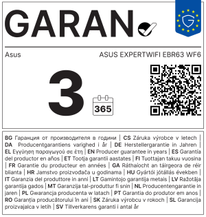 ASUS EXPERTWIFI EBR63 WF6