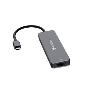 USB хъб Verbatim USB-C Essentials Multiport Hub 6 Port with card reader