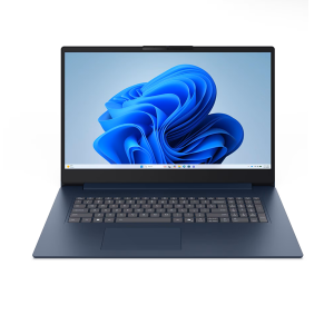 Лаптоп LENOVO IdeaPad Slim 3 17IWC11 (83VS0049BM), 17.3" FullHD (1920x1080) IPS, Intel Core™ 5 315 (6M Cache, 1.5GHz up 4.4GHz, 6 ядра), 16GB DDR5, 512GB SSD M.2, no OS, Cosmic Blue (без адаптер) 