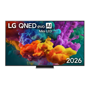 Телевизор 65" LG 65QNED86B3B, 4K UHD QNED evo AI MiniLED Smart TV, webOS 26 ThinQ, 120Hz Native (VRR 144Hz), WiFi 5, Black