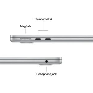 Лаптоп Apple MacBook Air 13.6: with Liquid Retina Apple M5 chip with 10-core CPU and 10-core GPU, 24GB, 1TB SSD, macOS, Silver, INT keyboard, 2026
