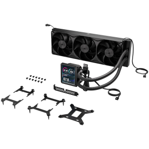 CORSAIR NAUTILUS II 360 RS LCD, 360mm Radiator, Liquid CPU Cooler
