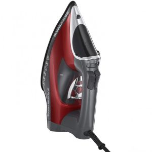 Ютия Russell Hobbs One Temperature 25090-56, 2600 W, Керамична плоча, Една оптимална температура, Самопочистване, 0.35 l, Червен/черен