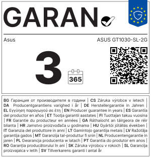 ASUS GT1030-SL-2G-BRK