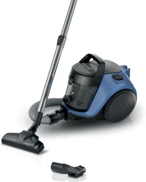 Прахосмукачка Bosch BGC05LBU2, SER2, Bagless vacuum cleaner Cleann’n, blue/black, 700W, 1 Furniture brush and crevice nozzle, 76 db(A), 1,5 l, EPA 12 wahsable 99.9%
