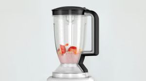 Кухненски робот Bosch MCM3230W, Compact food processor MultiTalent 3; White; 800 W, Switch settings: 2-stage; Bowl capacity: 2.30 l, Liquidiser with safety lid and capacity: 1 l; Mix bowl-max flour+ingredients: 0.80 kg, Mixing bowl-max. dry mixture 0.5 kg