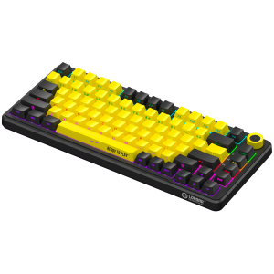 LORGAR Gaming Keyboard KBA4175 Advanced Wired 75% Yellow EN