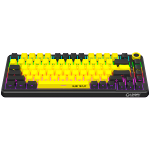 LORGAR Gaming Keyboard KBA4175 Advanced Wired 75% Yellow EN