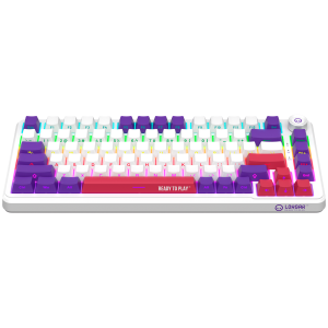 LORGAR Gaming Keyboard KBA4175 Advanced Wired 75% White EN