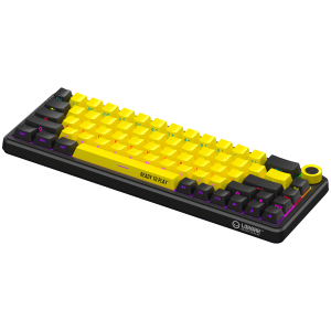 LORGAR Gaming Keyboard KBA41M Advanced Wired 65% Yellow EN