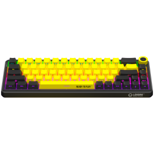 LORGAR Gaming Keyboard KBA41M Advanced Wired 65% Yellow EN