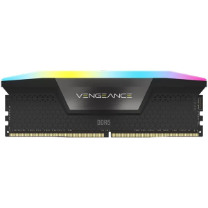 Памет CORSAIR 8GB DDR5 5200MHz VENGEANCE RGB DDR5 Black