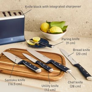 Комплект ножове Tefal K297S644 Set Block+5Knives Eversharp Pro