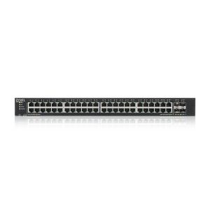 Комутатор ZyXEL  XGS1935-52, 52 Port Lite-L3 Smart Managed Switch, 48x Gigabit Copper and 4x 10G SFP+, hybrid mode, standalone or NebulaFlex Cloud