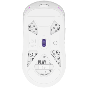 LORGAR Gaming Mouse MSA10WR Advanced Wireless PixArt 3311 White
