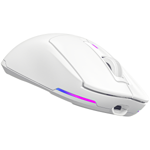 LORGAR Gaming Mouse MSA10WR Advanced Wireless PixArt 3311 White