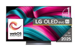 Телевизор 55" LG OLED55C51LA, 4K UHD OLED evo, SmartTV, webOS, 120Hz, Wi-Fi 6, Black
