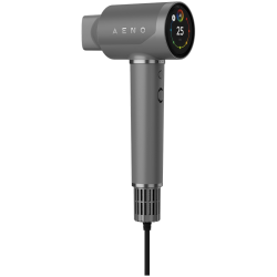 Сешоар AENO HD5 AI ProDryer (AHD0005G), 1500W, Voice Control, Ionizer, Touch LCD, Infrared Nursing, Infrared Distance Protection, AI Control, Gravity Sensor 110000RPM, Noise less than 67dB, Grey