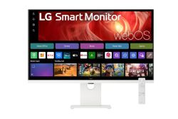 Монитор LG 37U730SA-W, 37" IPS, 4K UHD (3840x2160) 60Hz, 16:9, 5ms, 300cd/m², 1000:1​, Smart, webOS, Wi-Fi, Dynamic Action Sync, 2xHDMI, DP, USB-C, White