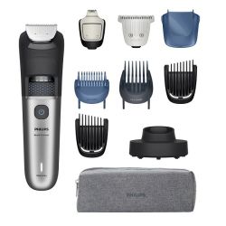 Тример за брада PHILIPS BT7670/15 series 7000, 120мин. работа без кабел с 1 час зареждане, Контейнер за събиране на косъмчета