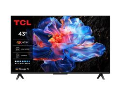 Телевизор 43" TCL 43P6K, 4K UHD LED, SmartTV, Google TV, 60Hz, WiFi 5, Black