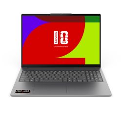 Лаптоп LENOVO IdeaPad Slim 5 16AGP11 (83S2001JBM), 16.0" WUXGA (1920x1200) IPS, AMD Ryzen™ AI 5 430 (8M Cache, 2.0GHz up to 4.5GHz, 4 ядра), 16GB DDR5, 512GB SSD M.2, Backlit, noOS, Luna Grey (Без адаптер)